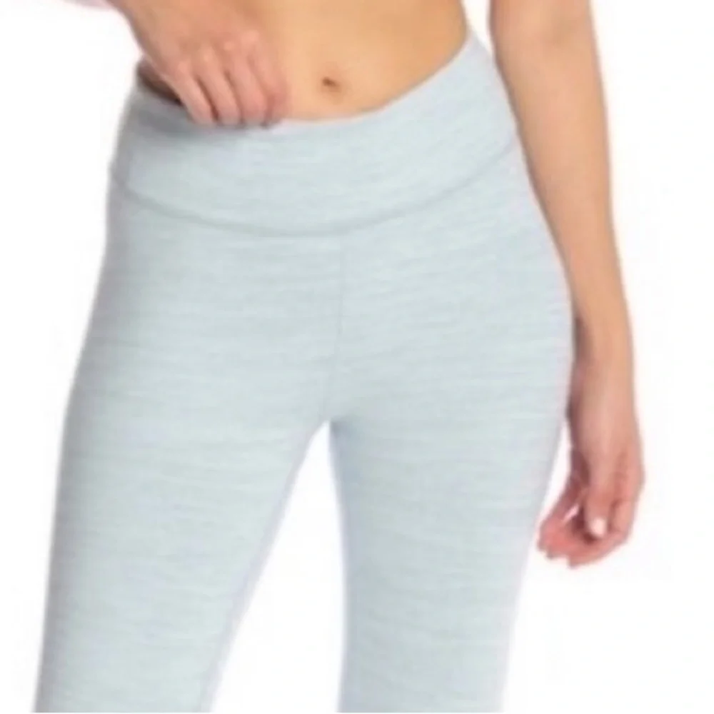 Outdoor Voices Techsweat High Rise 7/8 Flex Leggings Baby Blue M Cropped